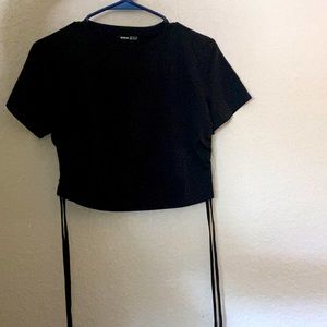 Black crop top!